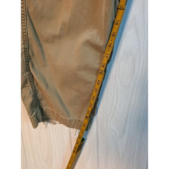 American Eagle Outfitters Pants Mens 32x30 Tan Cargo Drawstring Baggy Y2k Skate - Picture 10 of 10